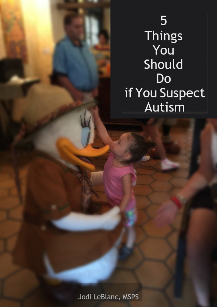 5 Things to do if you suspect autism